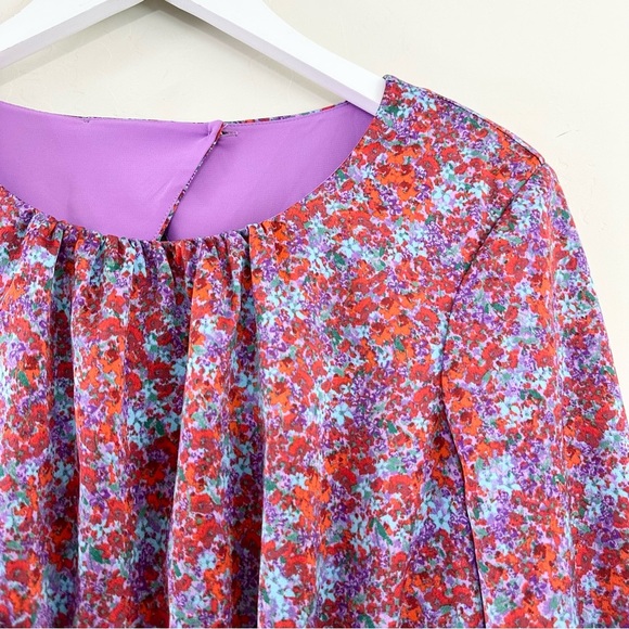 For Love & Lemons Shiloh Mini Dress in Blossom - Picture 11 of 16